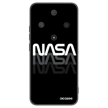 Picasee silikonowe czarne etui na Honor Magic6 Lite 5G - NASA Triple