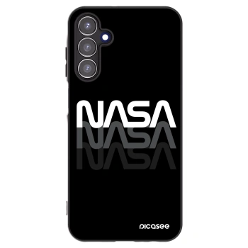 Picasee silikonowe czarne etui na Samsung Galaxy A15 A155F 4G - NASA Triple