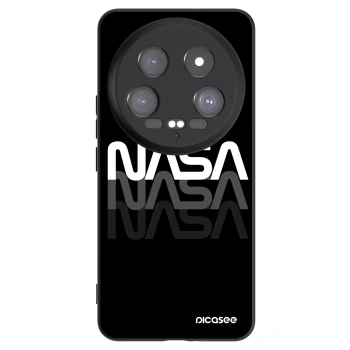 Picasee silikonowe czarne etui na Xiaomi 14 Ultra - NASA Triple