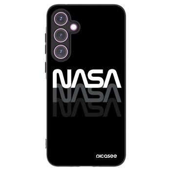Picasee silikonowe czarne etui na Samsung Galaxy A35 5G A356B - NASA Triple