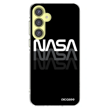 Picasee silikonowe przeźroczyste etui na Samsung Galaxy A35 5G A356B - NASA Triple