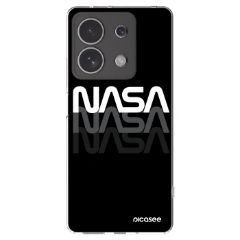 Picasee silikonowe przeźroczyste etui na Xiaomi Redmi Note 13 4G - NASA Triple