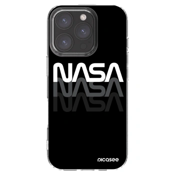 Picasee silikonowe przeźroczyste etui na Apple iPhone 16 Pro - NASA Triple