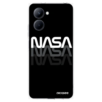 Picasee silikonowe przeźroczyste etui na Realme C33 (2023) - NASA Triple