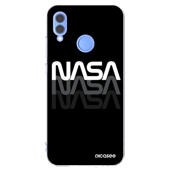 Picasee silikonowe przeźroczyste etui na Honor 10 Lite - NASA Triple