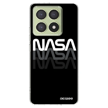 Picasee silikonowe przeźroczyste etui na Xiaomi 14T - NASA Triple