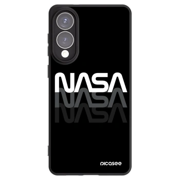 Picasee silikonowe czarne etui na Samsung Galaxy S25 Edge 5G - NASA Triple