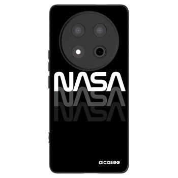 Picasee silikonowe czarne etui na Honor Magic7 Lite 5G - NASA Triple
