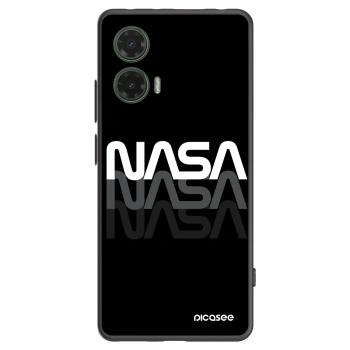 Picasee silikonowe czarne etui na Motorola Moto G35 5G - NASA Triple