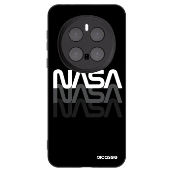 Picasee silikonowe czarne etui na Honor Magic7 Pro 5G - NASA Triple