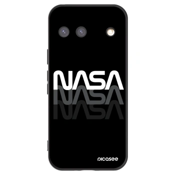 Picasee silikonowe czarne etui na Google Pixel 9 - NASA Triple
