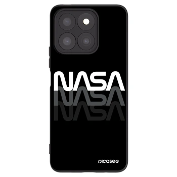 Picasee silikonowe czarne etui na Honor X8c - NASA Triple