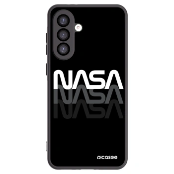 Picasee silikonowe czarne etui na Samsung Galaxy A26 5G A266B - NASA Triple