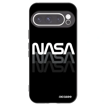 Picasee silikonowe czarne etui na Google Pixel 9 Pro - NASA Triple