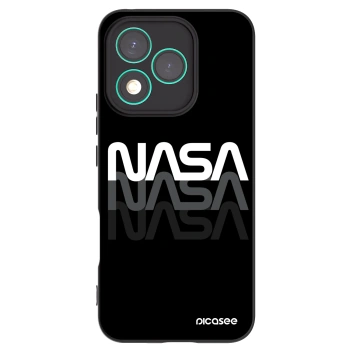 Picasee silikonowe czarne etui na Honor 400 Lite 5G - NASA Triple
