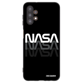 Picasee silikonowe czarne etui na Samsung Galaxy A13 5G - NASA Triple