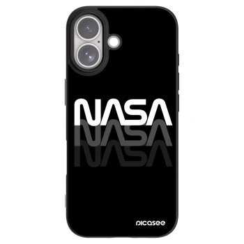Picasee silikonowe czarne etui na Apple iPhone 17 - NASA Triple