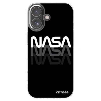 Picasee silikonowe przeźroczyste etui na Apple iPhone 17 - NASA Triple