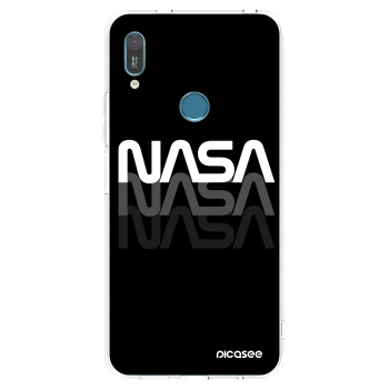 Picasee silikonowe przeźroczyste etui na Huawei Y6 2019 - NASA Triple