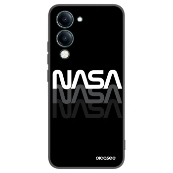 Picasee silikonowe czarne etui na Vivo Y29s 5G - NASA Triple