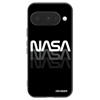 Picasee silikonowe czarne etui na Google Pixel 10 - NASA Triple