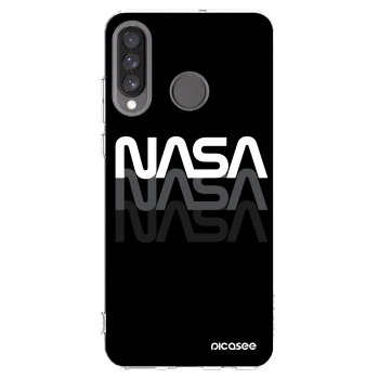 Picasee silikonowe przeźroczyste etui na Huawei P30 Lite - NASA Triple