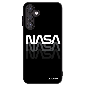 Picasee silikonowe czarne etui na Samsung Galaxy A16 4G - NASA Triple