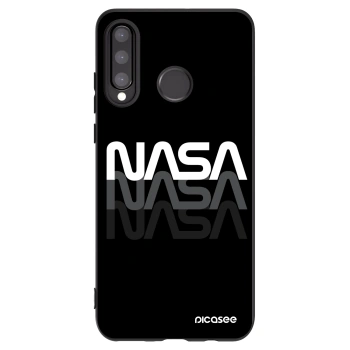 Picasee silikonowe czarne etui na Huawei P30 Lite - NASA Triple