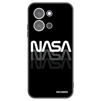 Picasee silikonowe czarne etui na Xiaomi Redmi 15C 5G - NASA Triple