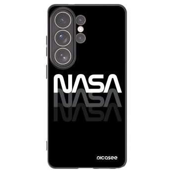 Picasee silikonowe czarne etui na Samsung Galaxy S26 Ultra - NASA Triple
