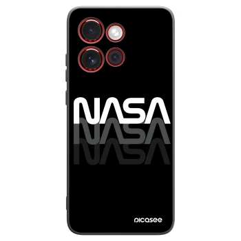 Picasee silikonowe czarne etui na Motorola Edge 60 Neo 5G - NASA Triple