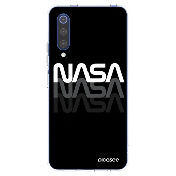 Picasee silikonowe przeźroczyste etui na Xiaomi Mi 9 SE - NASA Triple