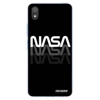 Picasee silikonowe przeźroczyste etui na Xiaomi Redmi 7A - NASA Triple