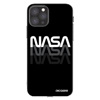 Picasee silikonowe przeźroczyste etui na Apple iPhone 11 Pro - NASA Triple