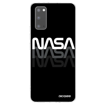 Picasee silikonowe przeźroczyste etui na Samsung Galaxy S20 G980F - NASA Triple