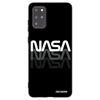 Picasee silikonowe czarne etui na Samsung Galaxy S20+ G985F - NASA Triple