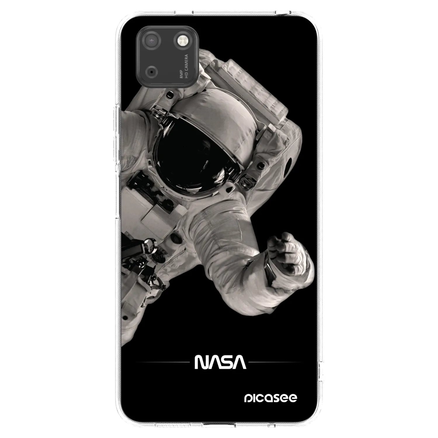 Picasee silikonowe przeźroczyste etui na Huawei Y5P - Astronaut Big