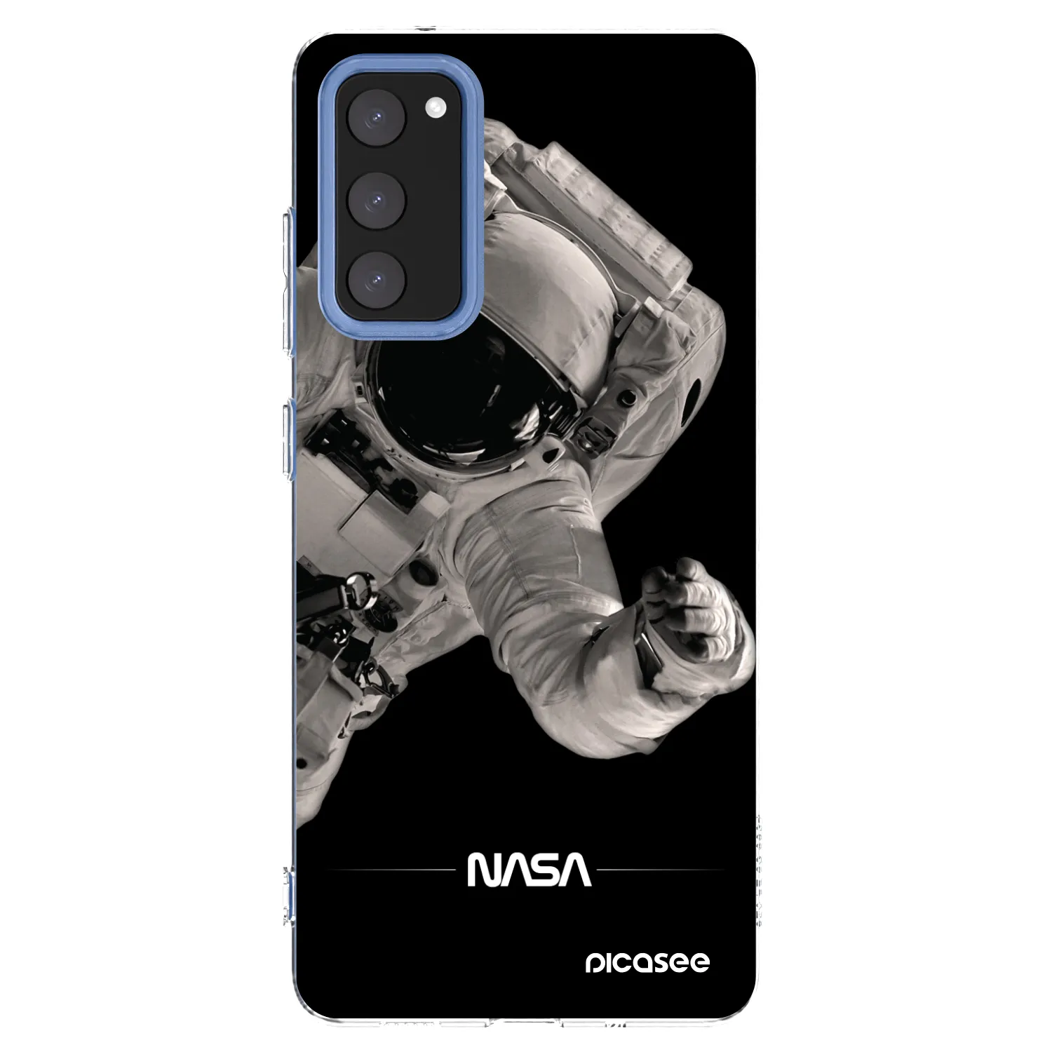 Picasee silikonowe przeźroczyste etui na Samsung Galaxy S20 FE - Astronaut Big