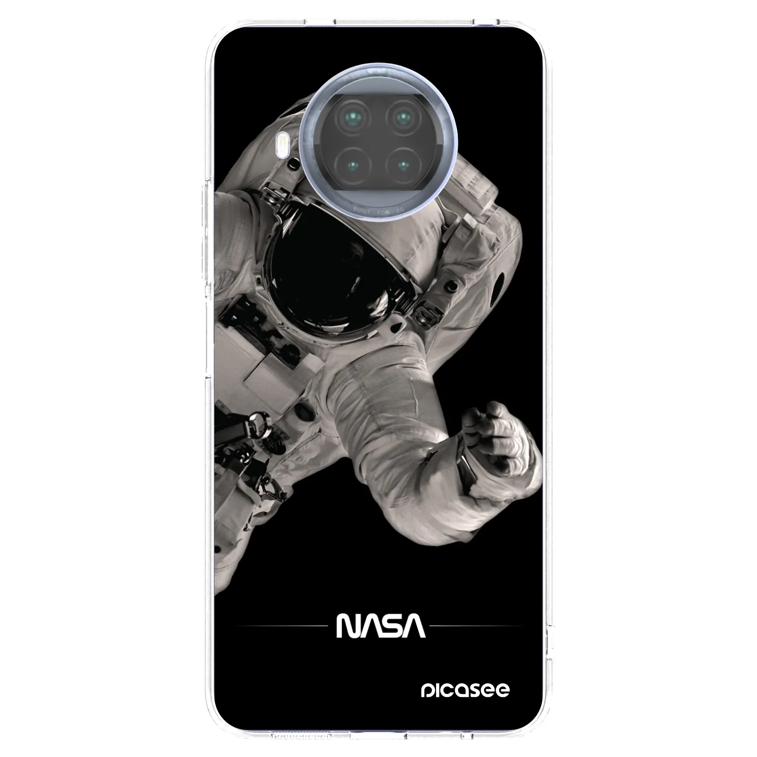 Picasee silikonowe przeźroczyste etui na Xiaomi Mi 10T Lite - Astronaut Big