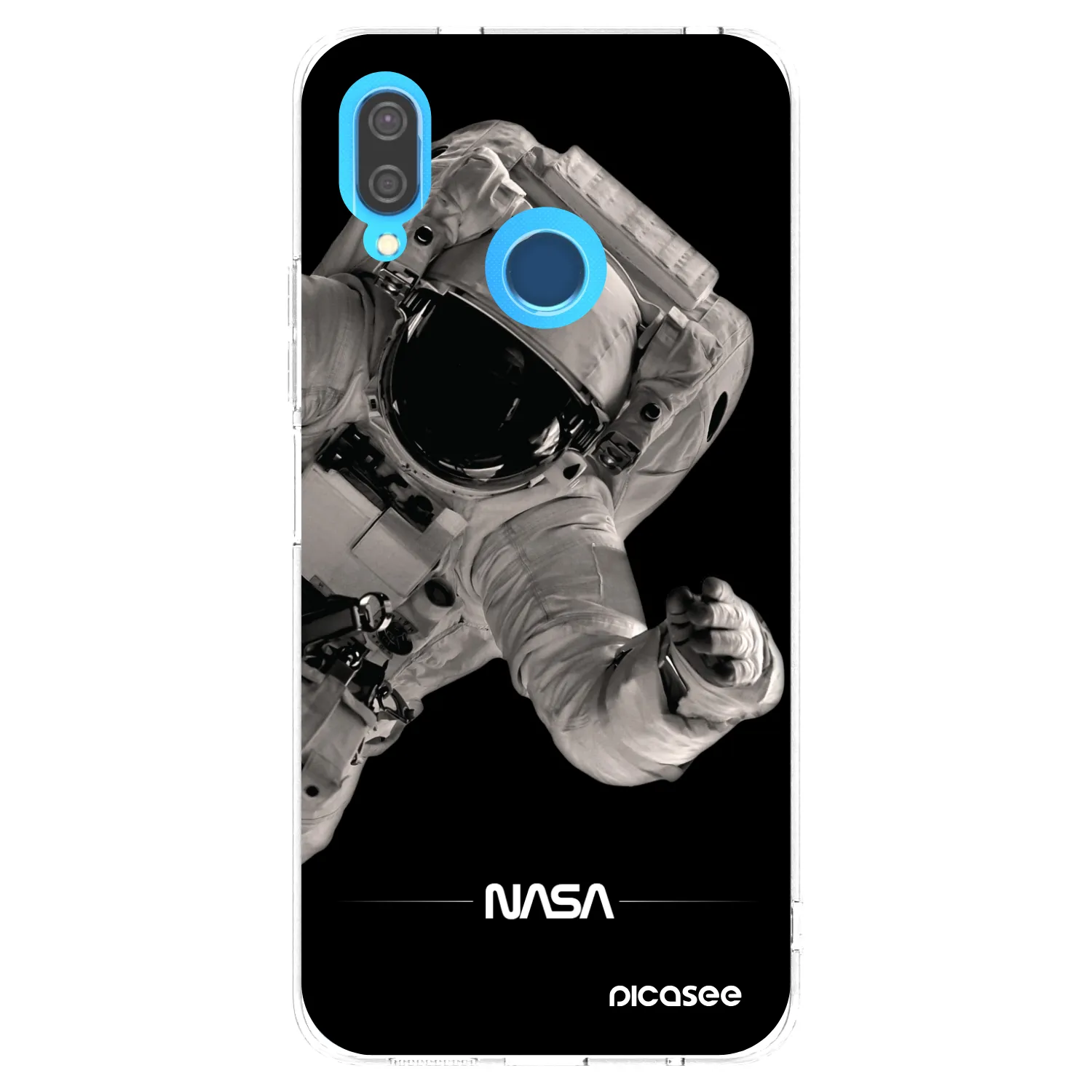Picasee silikonowe przeźroczyste etui na Huawei P20 Lite - Astronaut Big