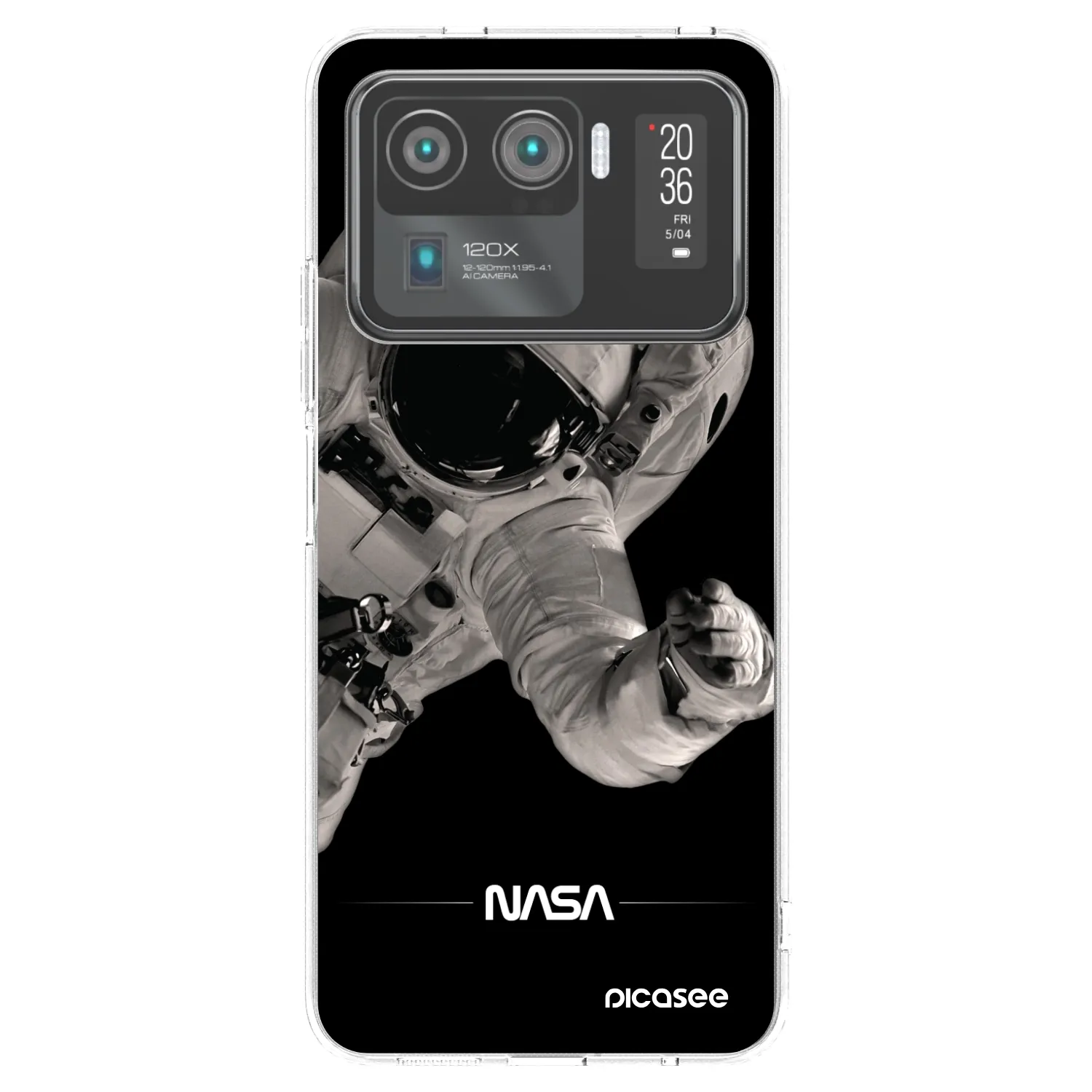 Picasee silikonowe przeźroczyste etui na Xiaomi Mi 11 Ultra - Astronaut Big