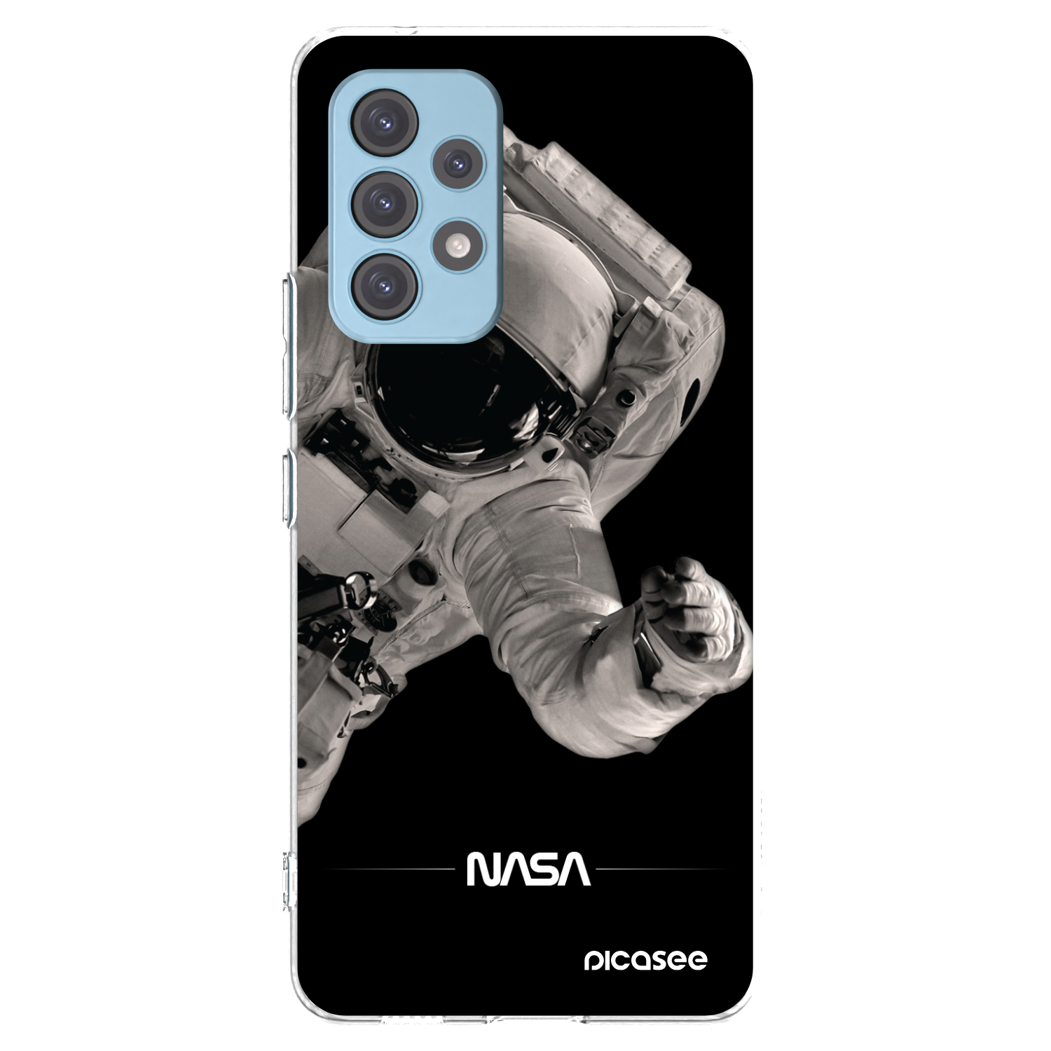 Picasee silikonowe przeźroczyste etui na Samsung Galaxy A53 5G A536 - Astronaut Big