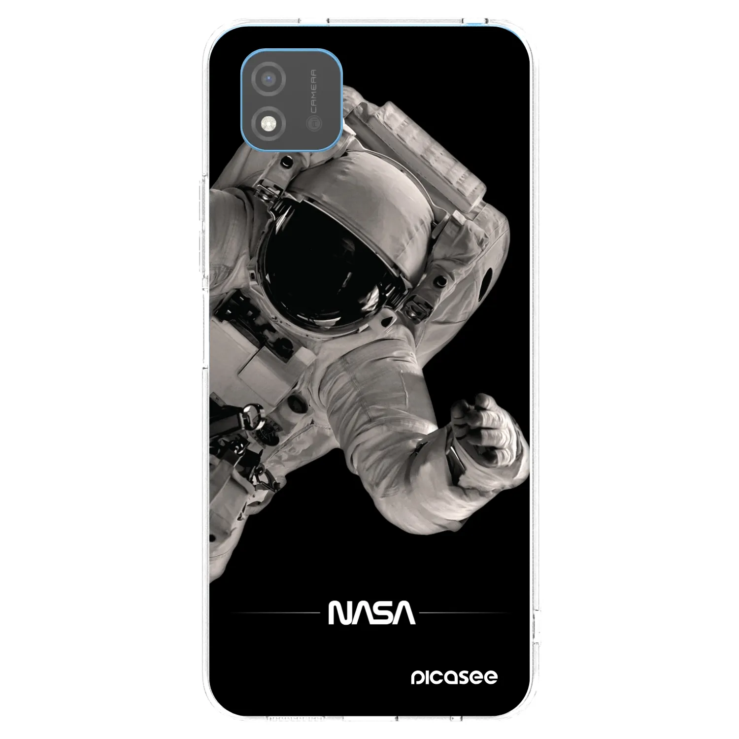 Picasee silikonowe przeźroczyste etui na Realme C11 (2021) - Astronaut Big