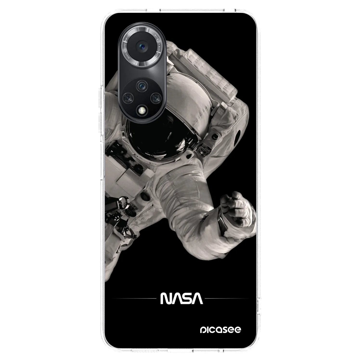 Picasee silikonowe przeźroczyste etui na Huawei Nova 9 SE - Astronaut Big
