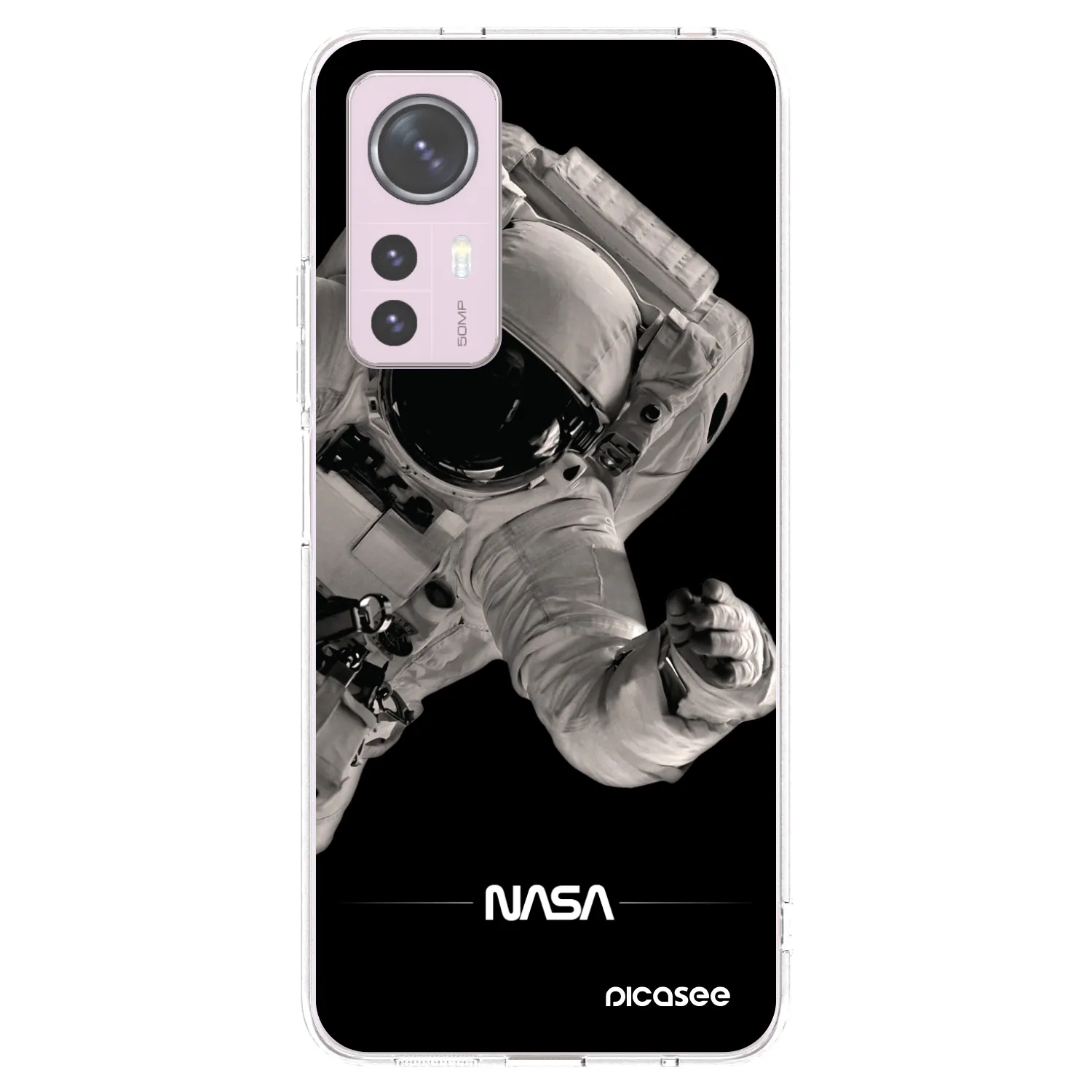 Picasee silikonowe przeźroczyste etui na Xiaomi 12 - Astronaut Big