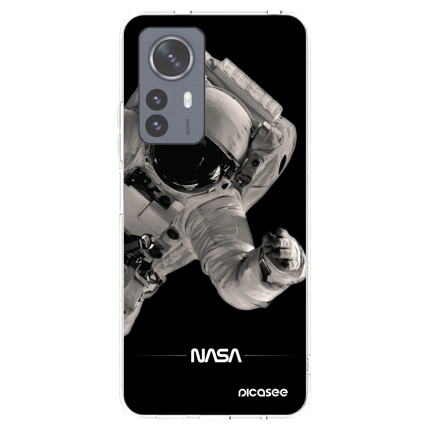 Picasee silikonowe przeźroczyste etui na Xiaomi 12 Pro - Astronaut Big