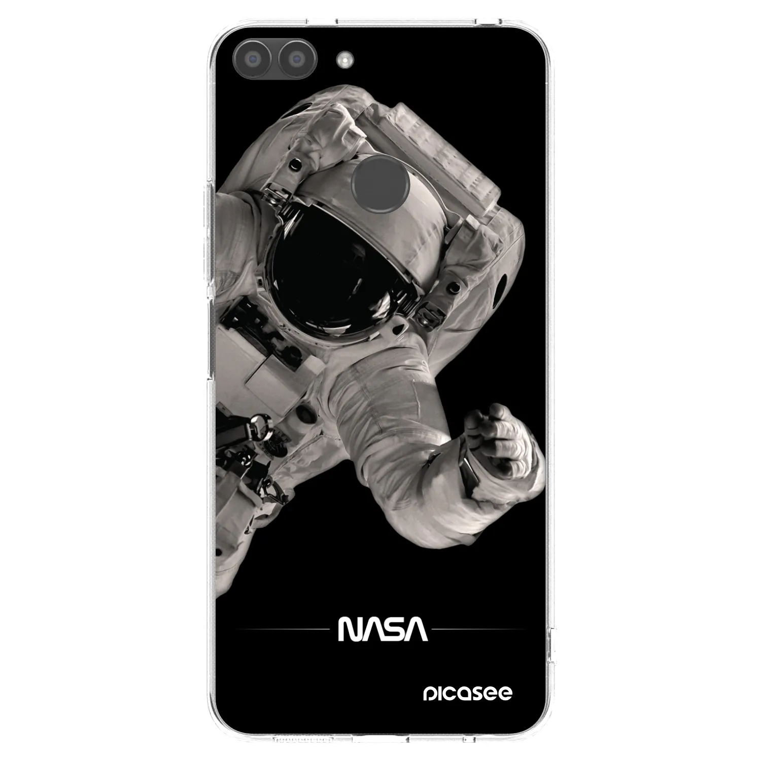Picasee silikonowe przeźroczyste etui na Huawei P Smart - Astronaut Big