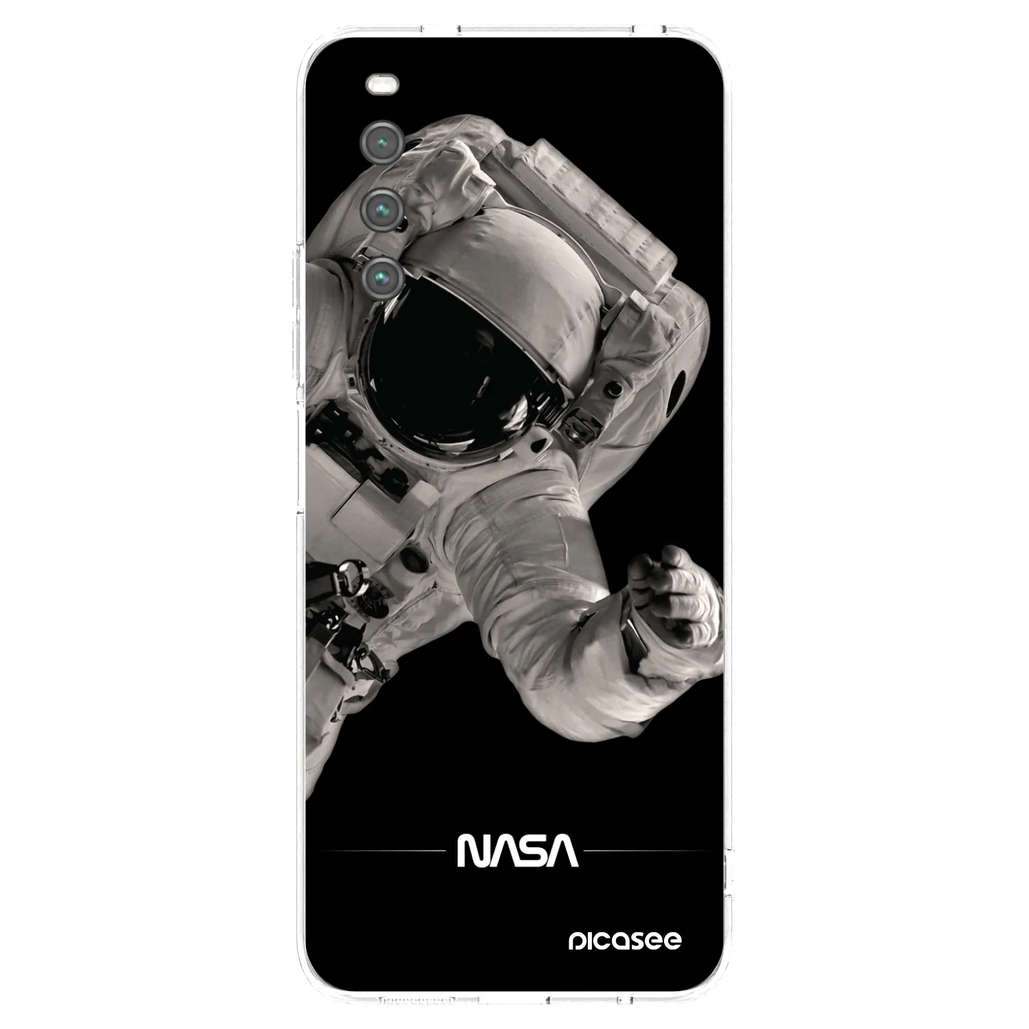 Picasee silikonowe przeźroczyste etui na Sony Xperia 10 IV 5G - Astronaut Big