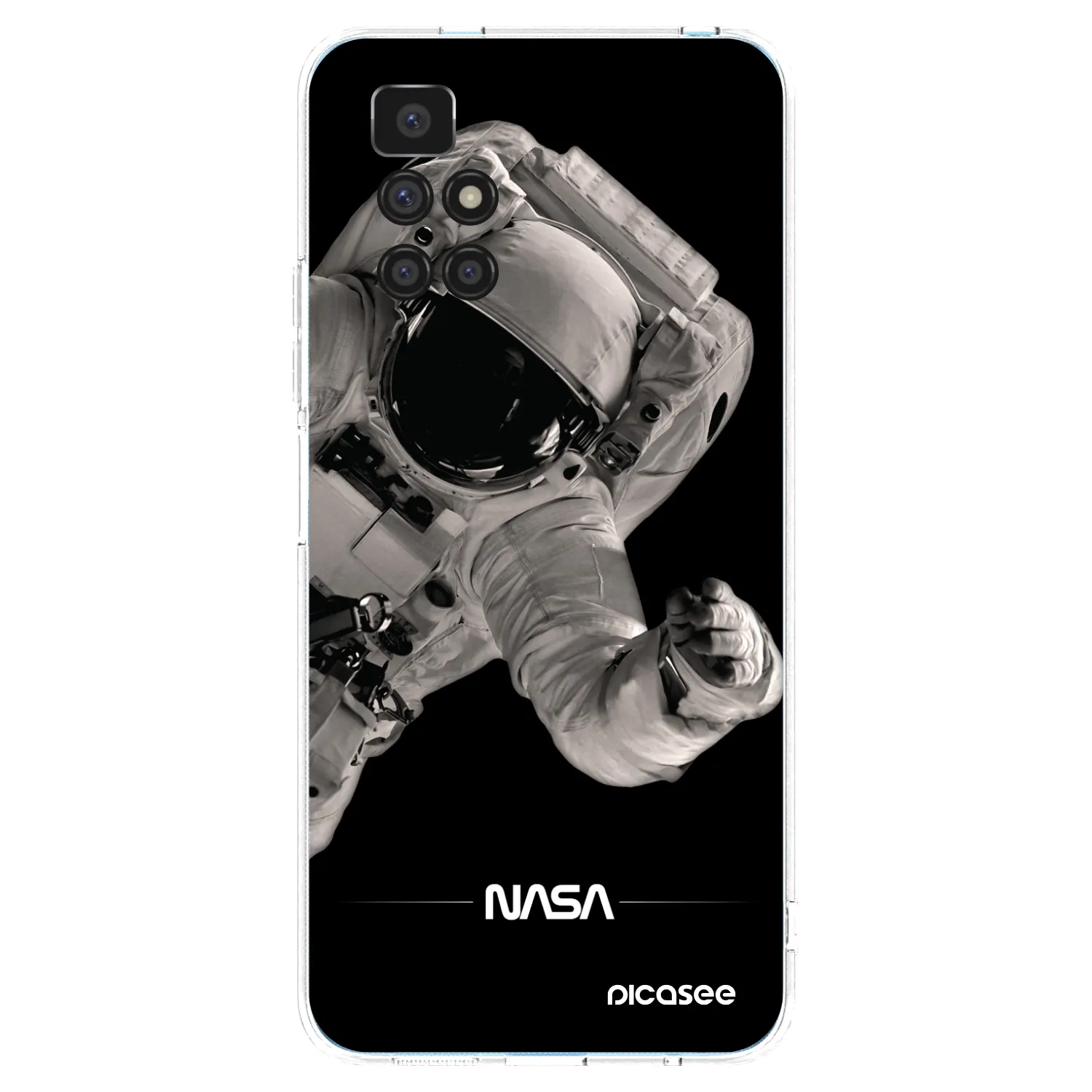 Picasee silikonowe przeźroczyste etui na Xiaomi Redmi 10 (2022) - Astronaut Big