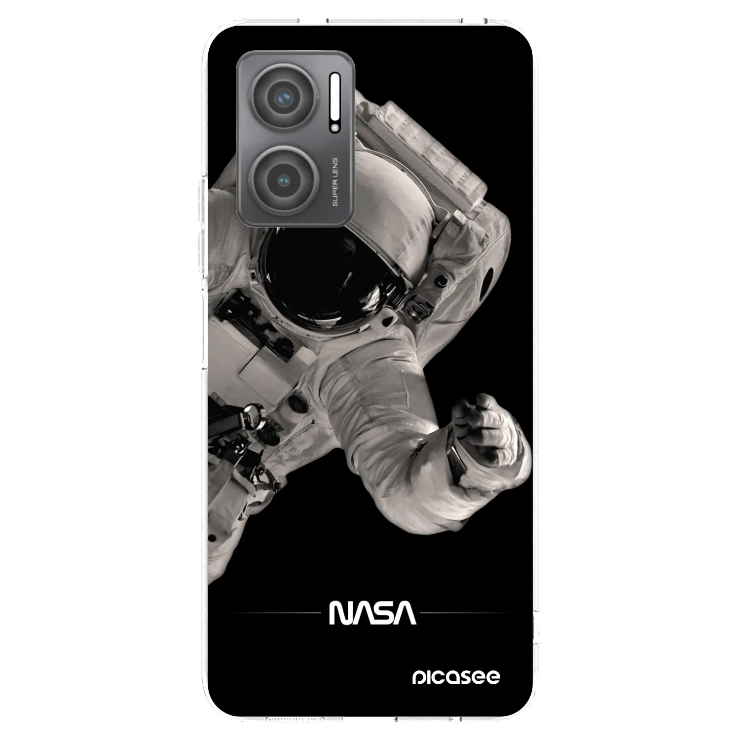 Picasee silikonowe przeźroczyste etui na Xiaomi Redmi 10 5G - Astronaut Big